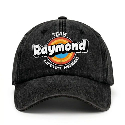 Team Your Name Lifetime Member Logo Cap RAYMOND 13K1 C66PF