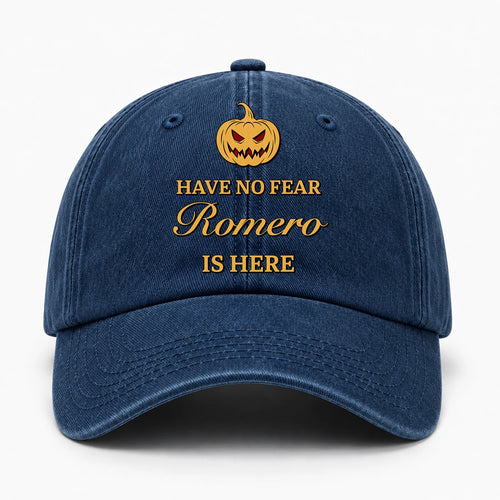 Have No Fear Your Name Is Here Jack O' Lantern Washed Cap ROMERO 13K1 C165PF