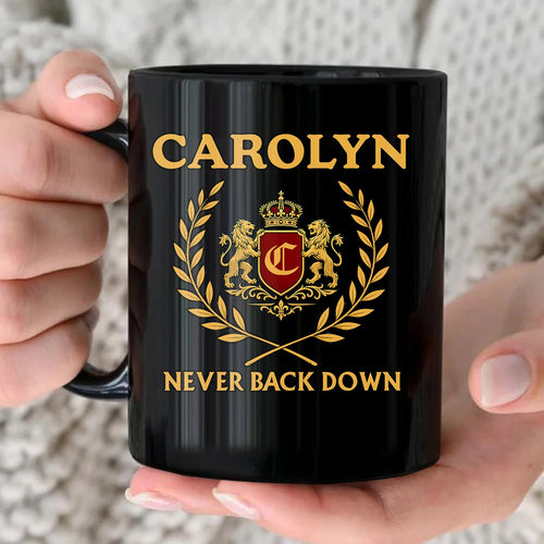 Never Back Down Royal Mug CAROLYN 13K1 MG22