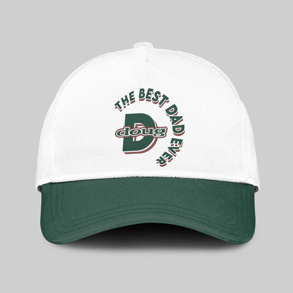 The Best Dad Ever Custom Name Cap DOUG 13K1 C35PF