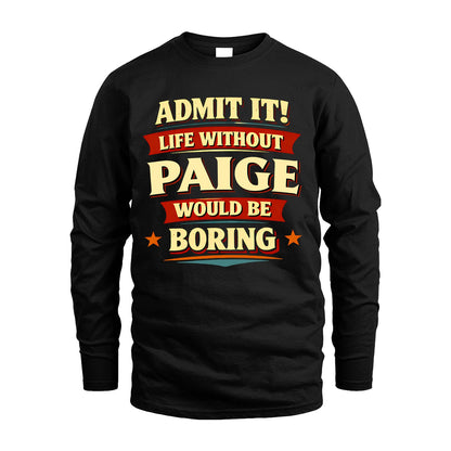 PAIGE 13K2-503 Personalized Name