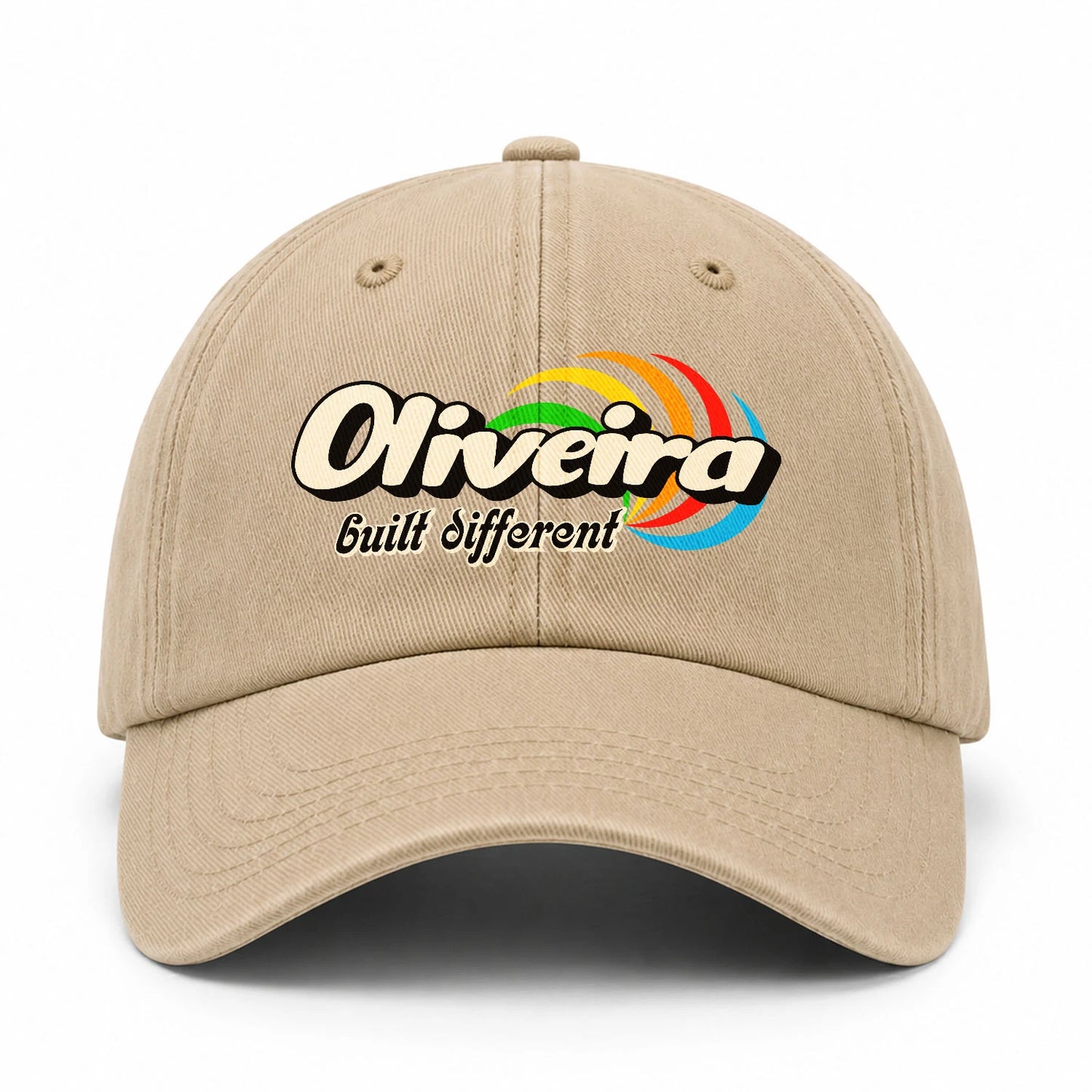 Your Name Built Different Retro Washed Cap OLIVEIRA 13K1 C55PF