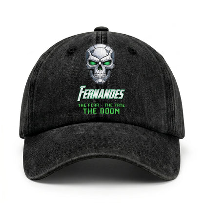 The Fear The Fate The Doom Skull Washed Cap FERNANDES 13K1 C99PF
