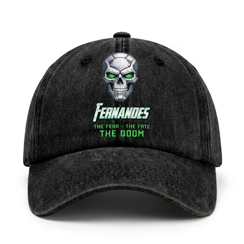 The Fear The Fate The Doom Skull Washed Cap FERNANDES 13K1 C99PF