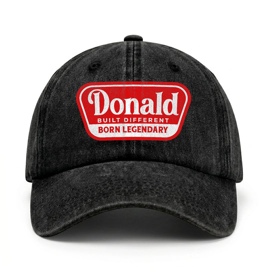 Built Different Born Legendary Red Logo Washed Cap DONALD 13K1 C63PF