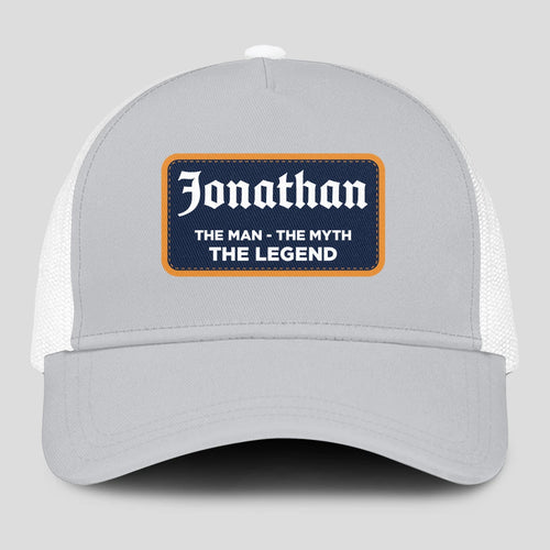 The Man The Myth The Legend Gray Mesh Cap JONATHAN 13K1 C204PF