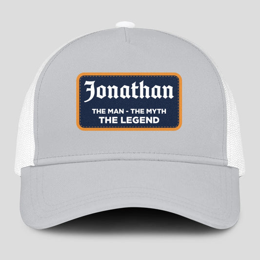 The Man The Myth The Legend Gray Mesh Cap JONATHAN 13K1 C204PF