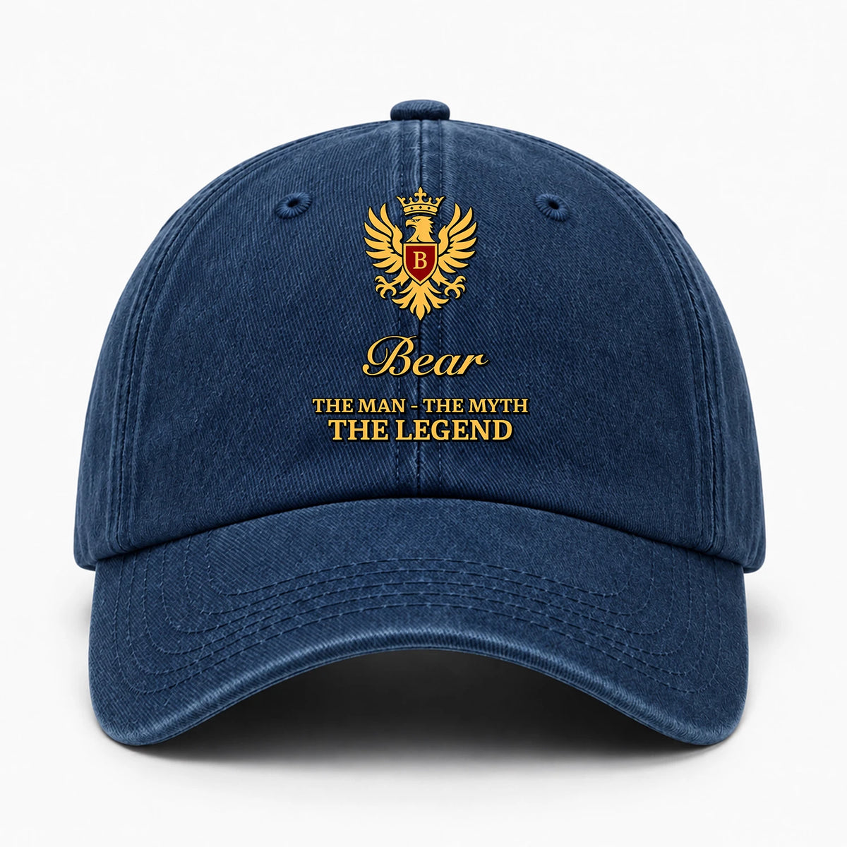 The Man The Myth The Legend King Eagle Washed Cap BEAR 13K1 C149PF