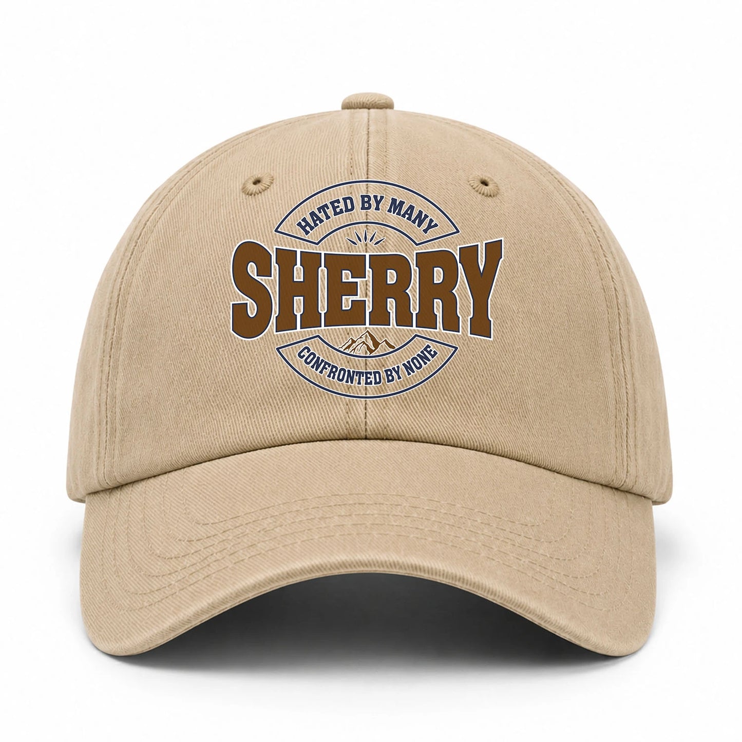 Hated By Many Confronted By None Washed Cap SHERRY 13K1 C36PF