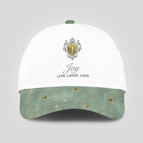 Live Laugh Love Stars And Moon Green Cap JAY 13K1 C124PF