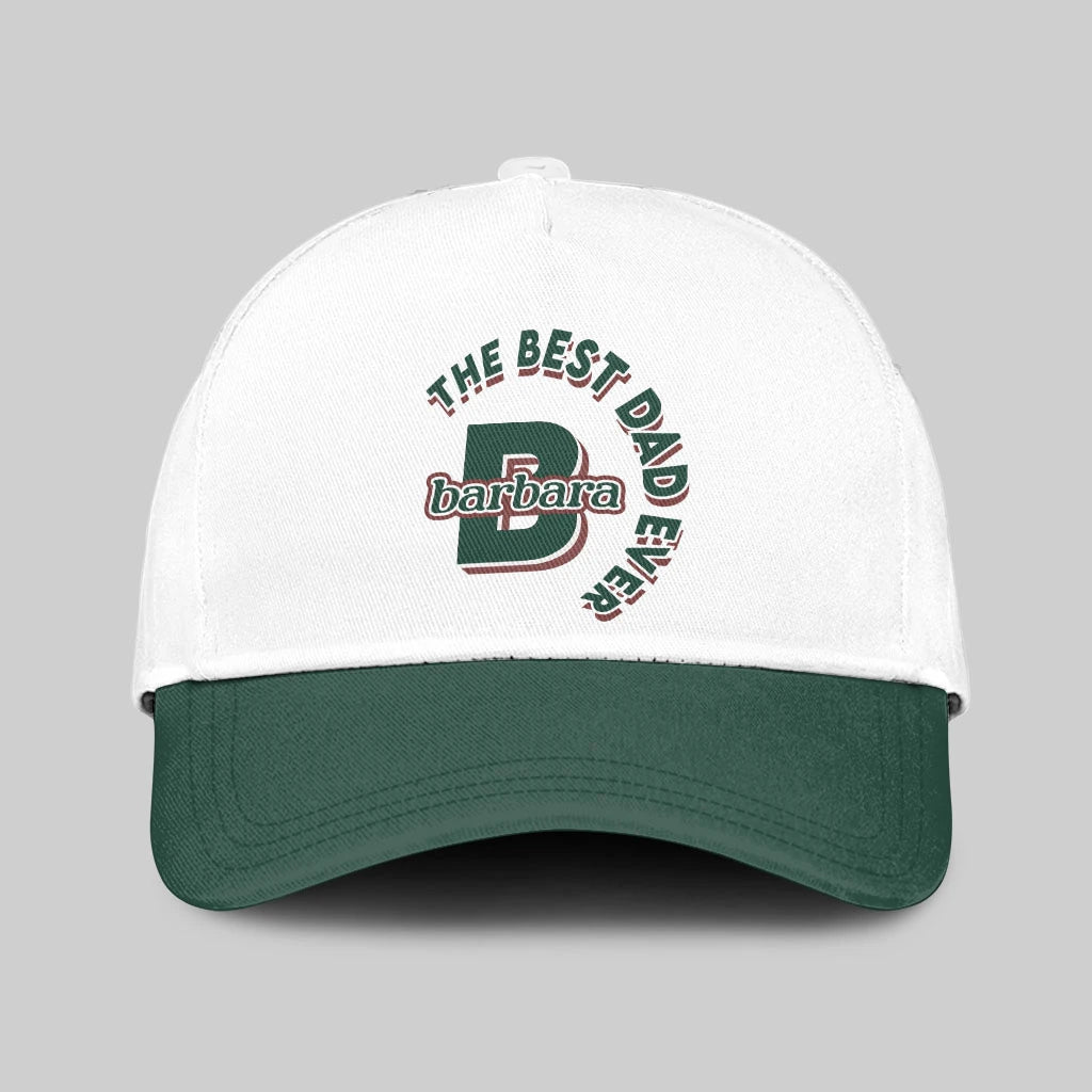 The Best Dad Ever Custom Name Cap BARBARA 13K1 C35PF