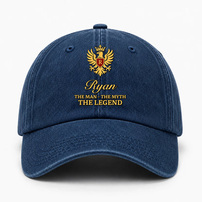 The Man The Myth The Legend King Eagle Washed Cap RYAN 13K1 C149PF