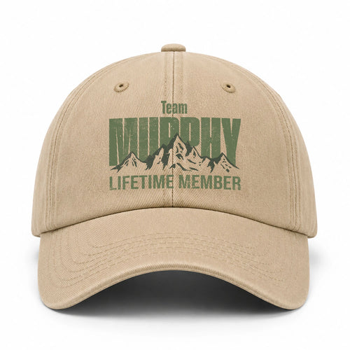 Team Your Name Lifetime Member Mountain Cap MURPHY 13K1 C58PF
