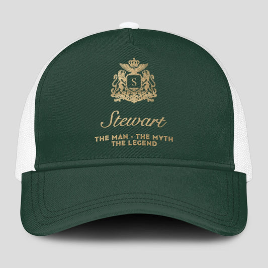 The Man The Myth The Legend Sage Green Mesh Cap STEWART 13K1 C192PF