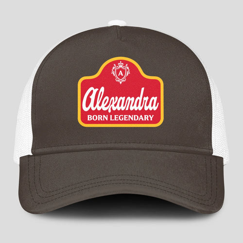 Born Legendary Charcoal Mesh Cap ALEXANDRA 13K1 C196PF