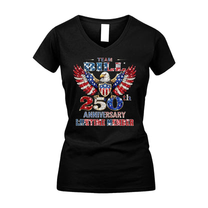 BETTY 13K1-523 Personalized "Team...Lifetime Member" America 250 Design