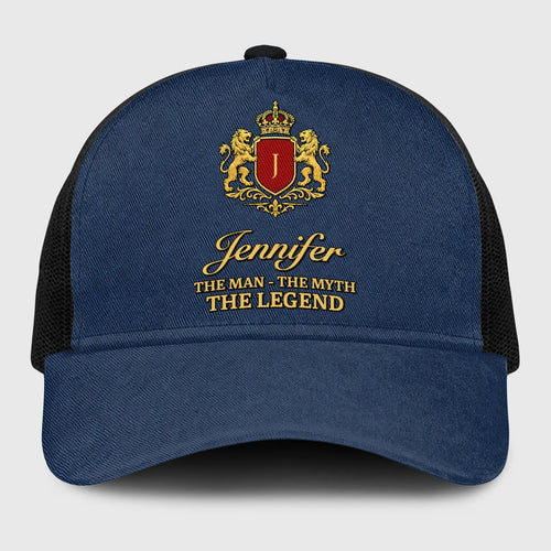 The Man The Myth The Legend Royal Blue Mesh Cap JENNIFER 13K1 C187PF
