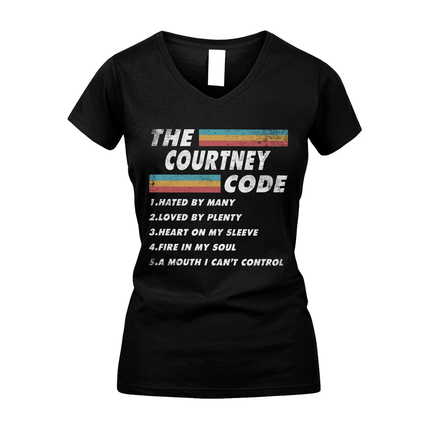 COURTNEY 13K1-561 The Name Code Vintage Graphic