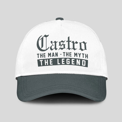 The Man The Myth The Legend Luxury Cap CASTRO 13K1 C39PF