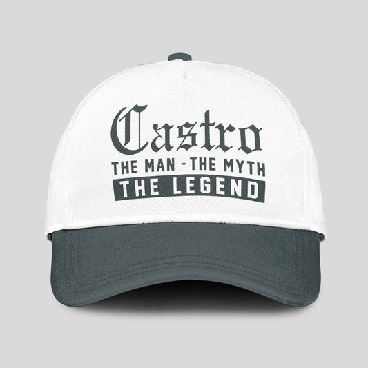 The Man The Myth The Legend Luxury Cap CASTRO 13K1 C39PF
