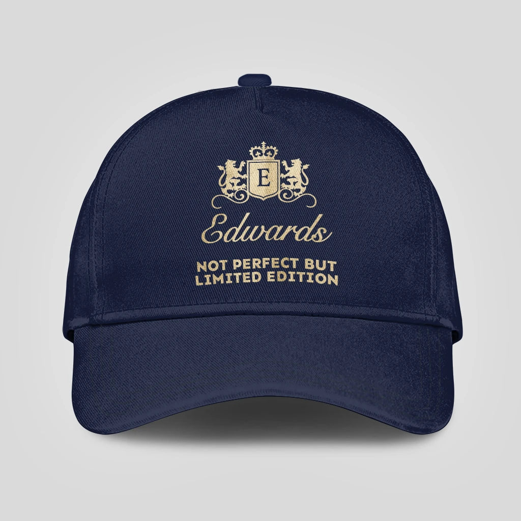 Not Perfect But Limited Edition Crest Logo Navy Cap EDWARDS 13K1 C160PF