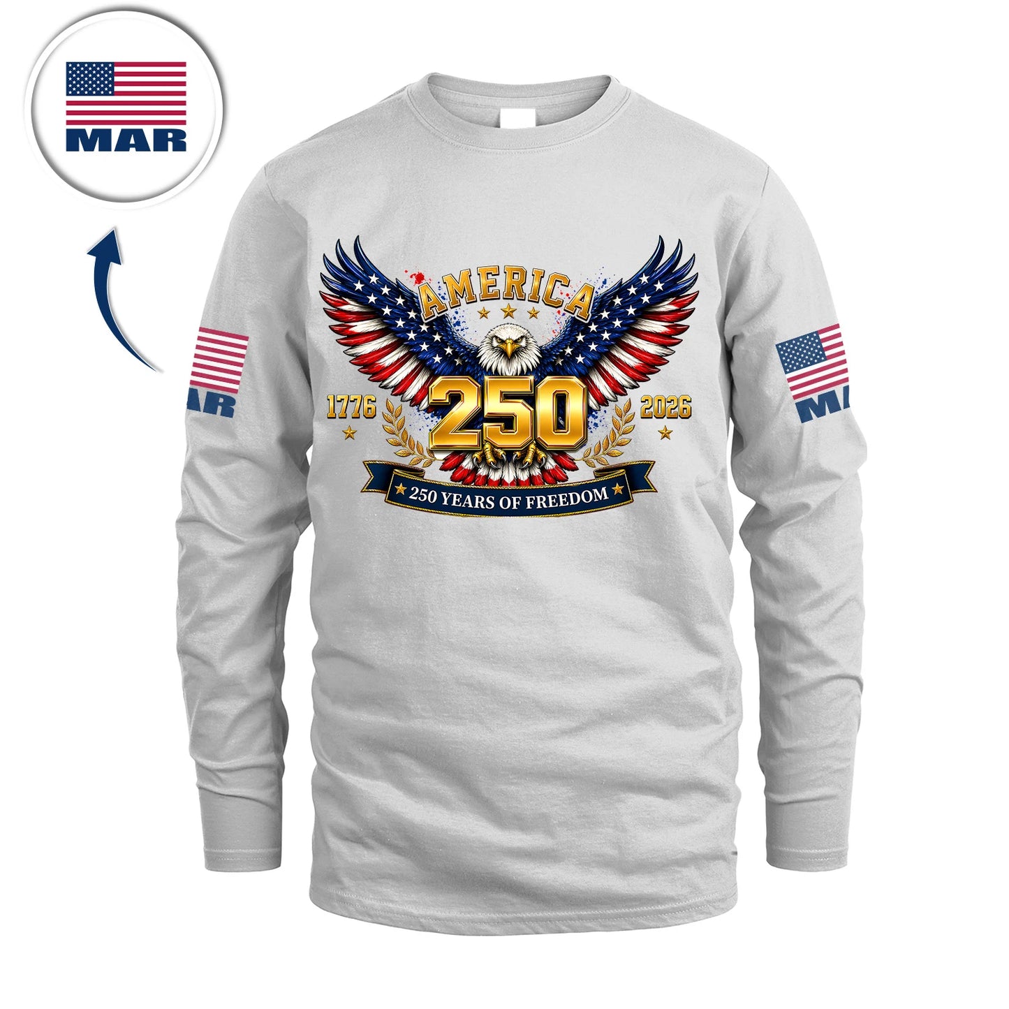 MAR 13K1-550 America 1776-2026 250 Years of Freedom