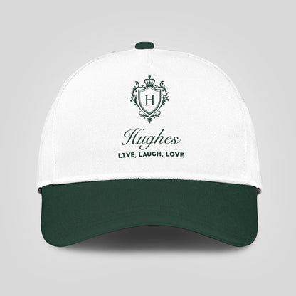 Live Laugh Love Elegant Blue And White Cap HUGHES 13K1 C90PF