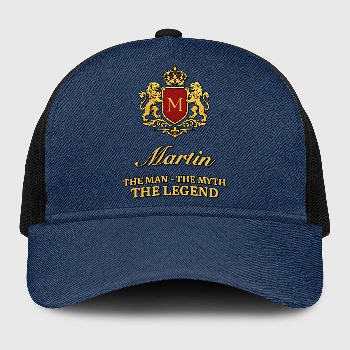 The Man The Myth The Legend Royal Blue Mesh Cap MARTIN 13K1 C187PF