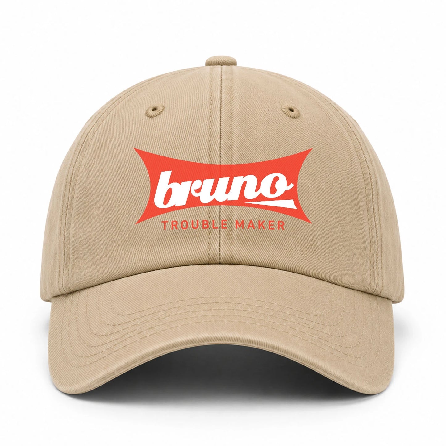Trouble Maker Red Logo Washed Cap BRUNO 13K1 C78PF