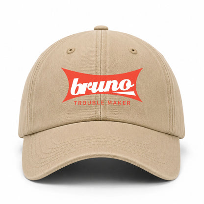 Trouble Maker Red Logo Washed Cap BRUNO 13K1 C78PF