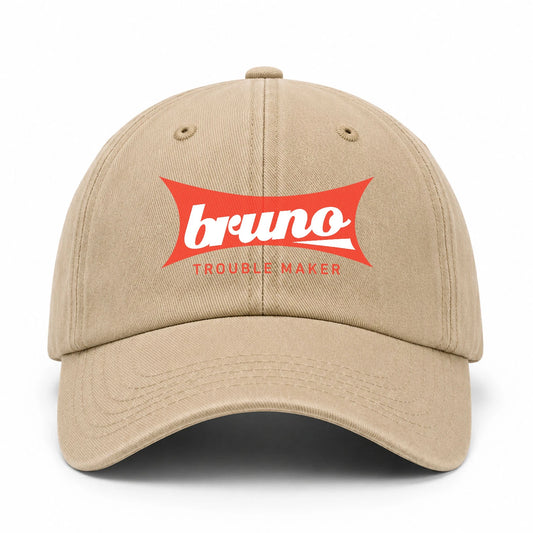 Trouble Maker Red Logo Washed Cap BRUNO 13K1 C78PF