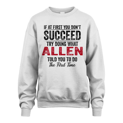 ALLEN 13K1-357 If At First You Don't Succeed...