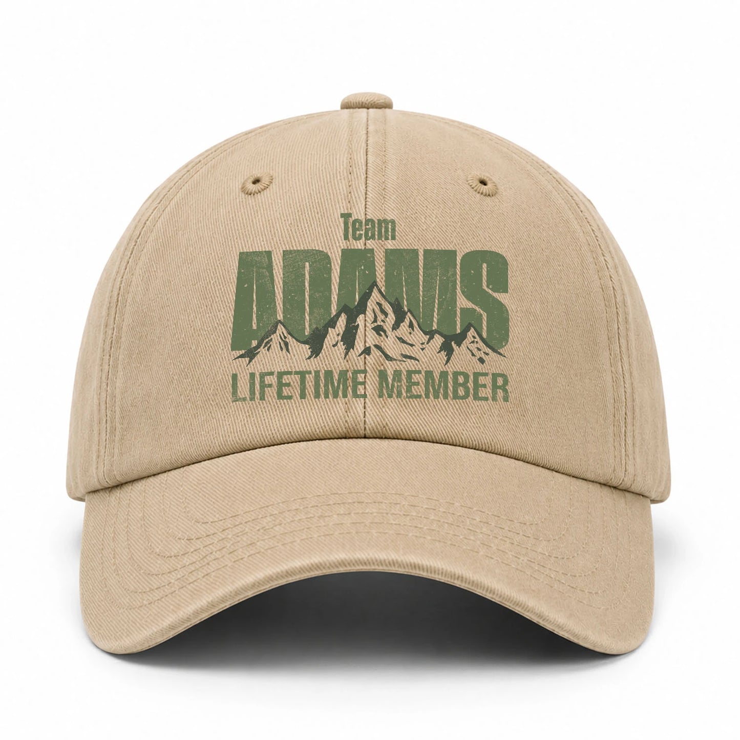 Team Your Name Lifetime Member Mountain Cap ADAMS 13K1 C58PF