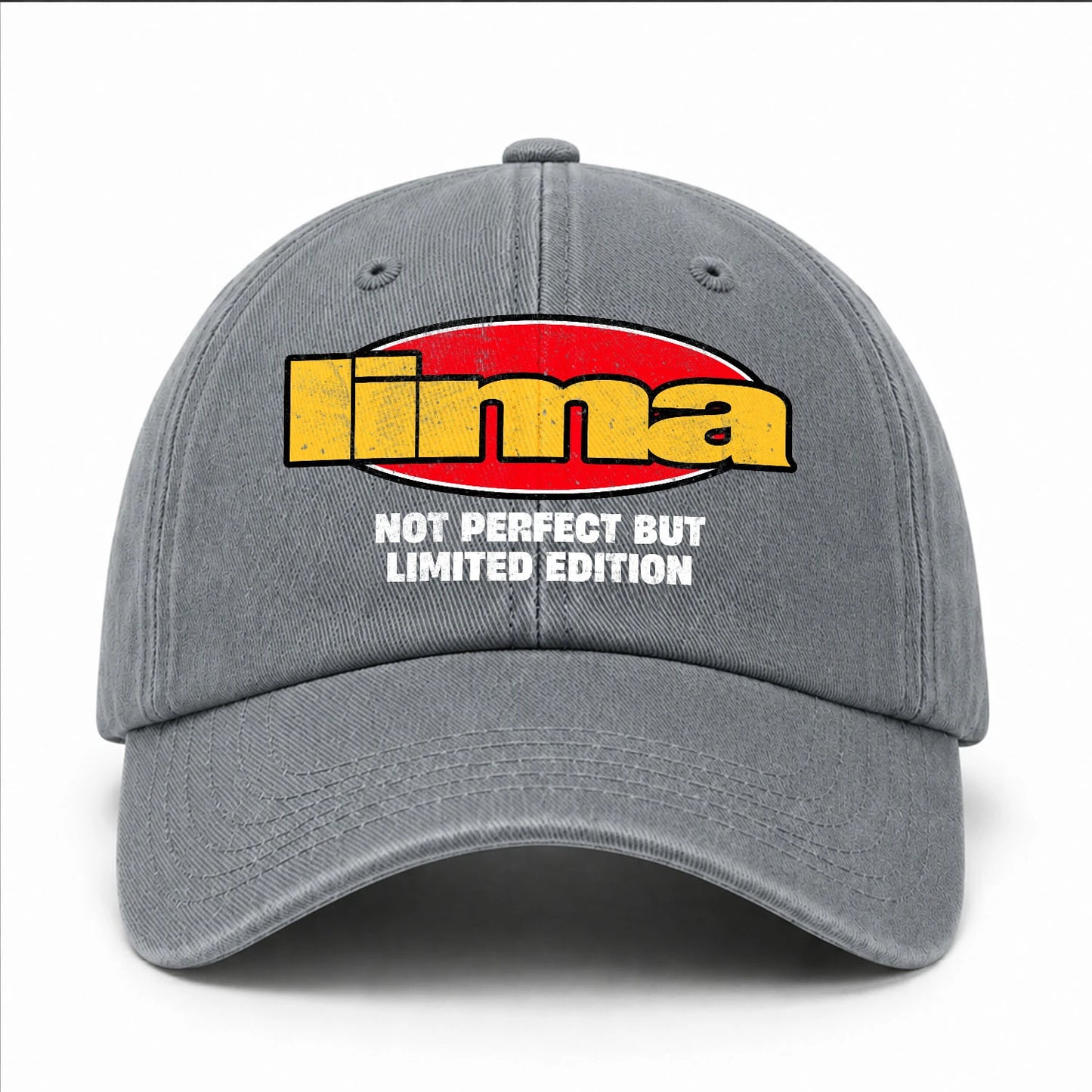 Your Name Not Perfect But Limited Edition Red Logo Washed Cap LIMA 13K1 C84PF