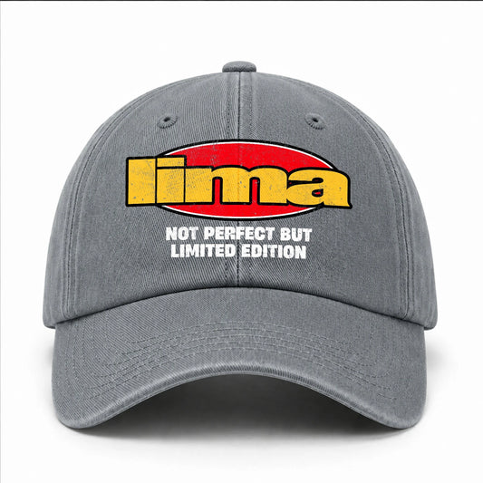 Your Name Not Perfect But Limited Edition Red Logo Washed Cap LIMA 13K1 C84PF