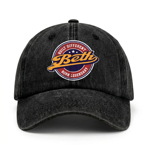 Built Different Born Legendary Logo Washed Cap BETH 13K1 C65PF
