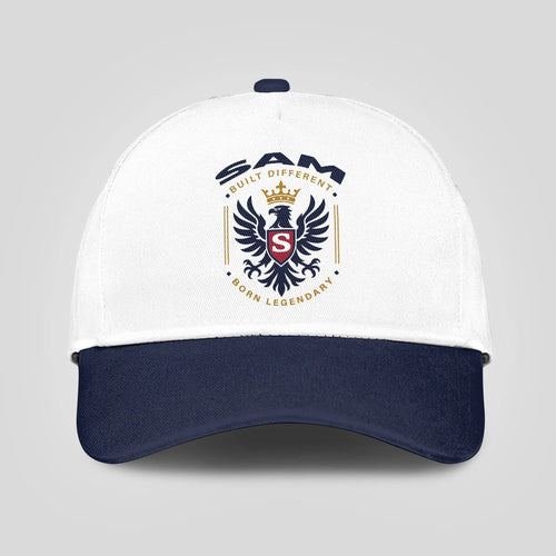 Built Different Born Legendary Elegant Blue And White Cap SAM 13K1 C76PF