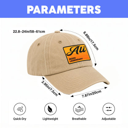 Born Legendary Vintage Washed Cap ALI 13K1 C64PF