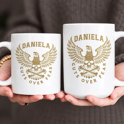 Guts Over Fear Eagle And Skull Mug DANIELA 13K1 MG28