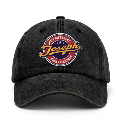 Built Different Born Legendary Logo Washed Cap JOSEPH 13K1 C65PF