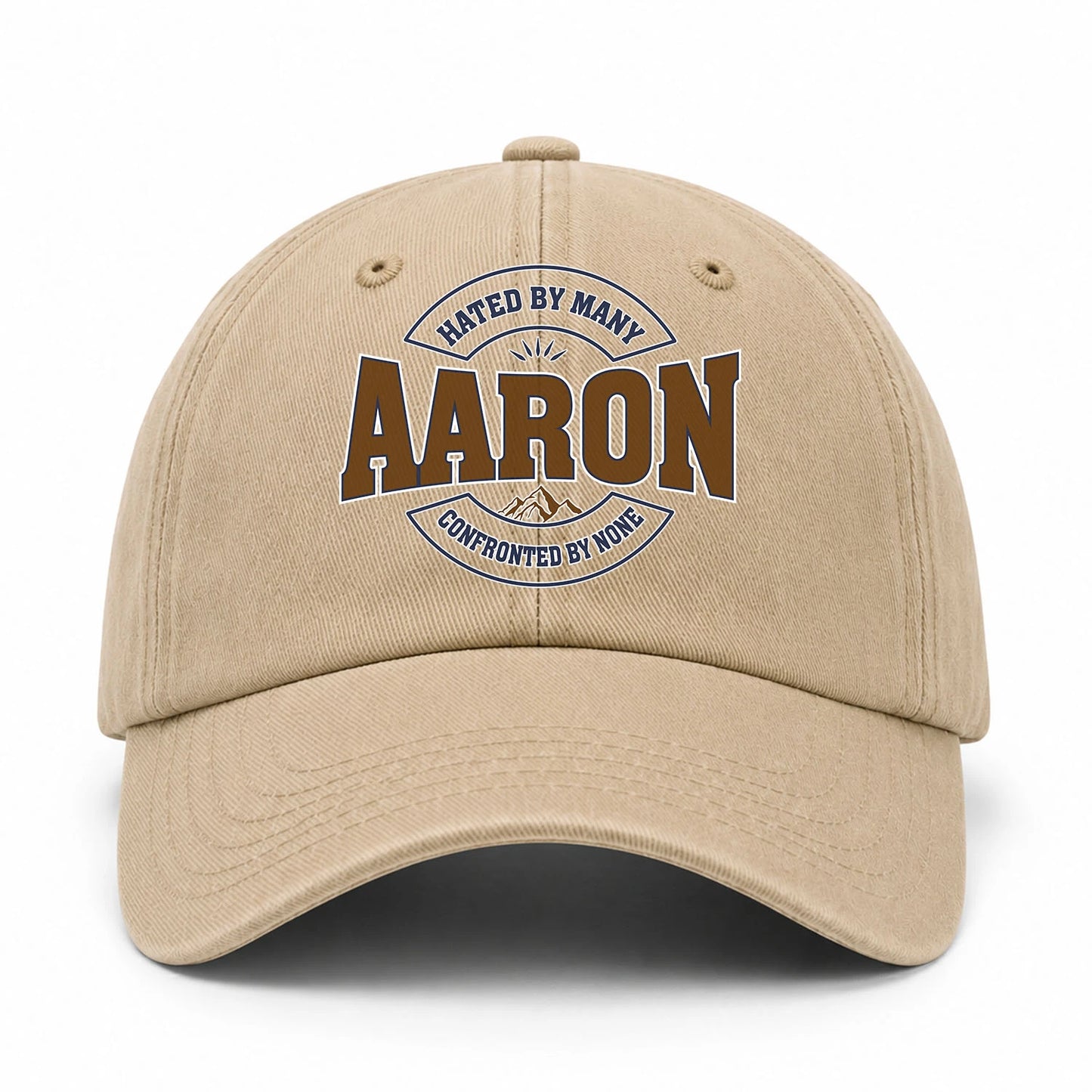 Hated By Many Confronted By None Washed Cap AARON 13K1 C36PF