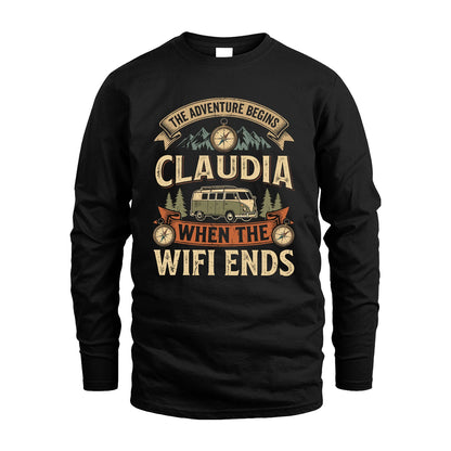 CLAUDIA 13K1-547 The Adventure Begins Name When The Wifi Ends