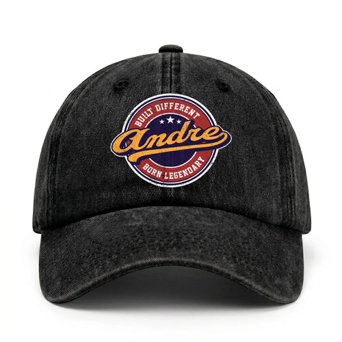 Built Different Born Legendary Logo Washed Cap ANDRE 13K1 C65PF
