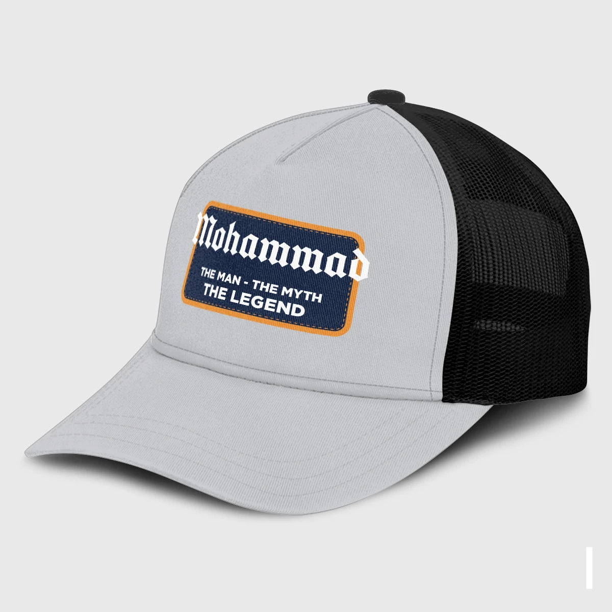 The Man The Myth The Legend Gray Mesh Cap MOHAMMAD 13K1 C204PF