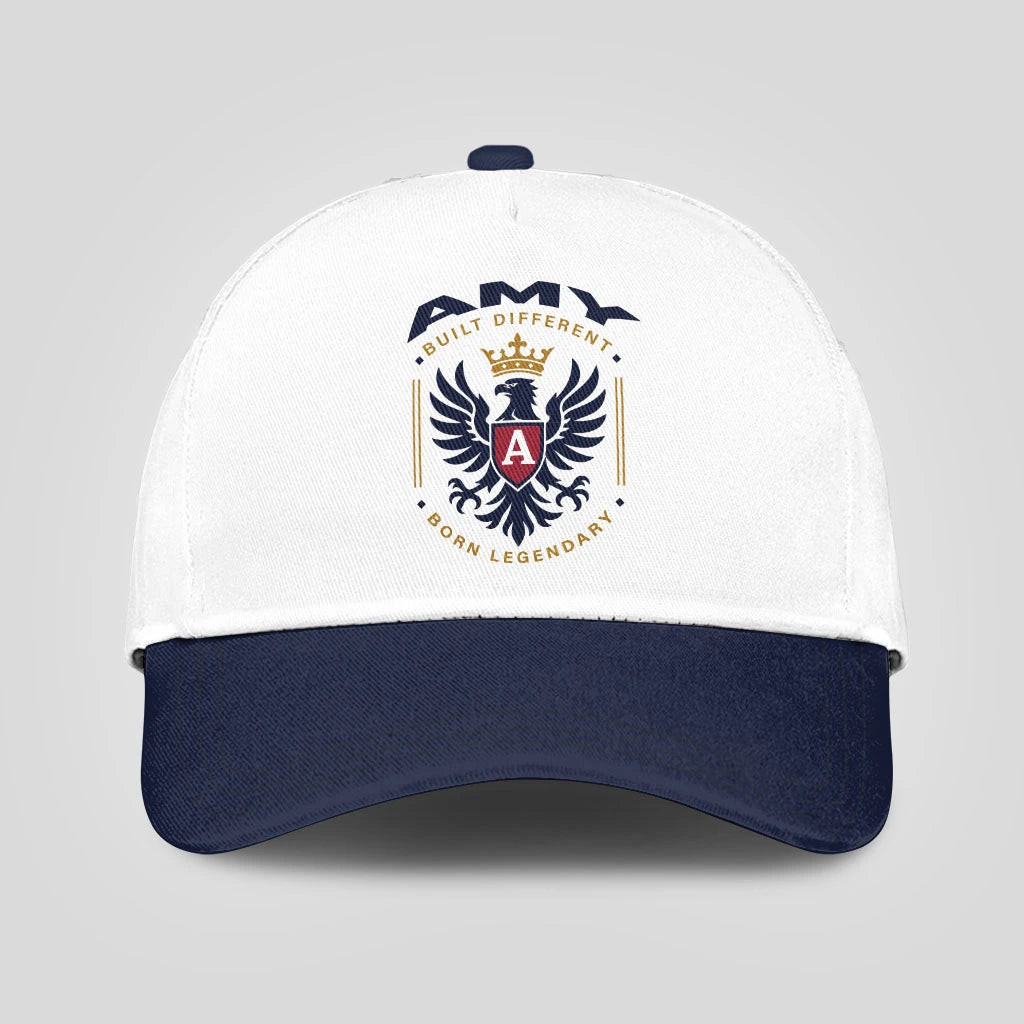 Built Different Born Legendary Elegant Blue And White Cap AMY 13K1 C76PF