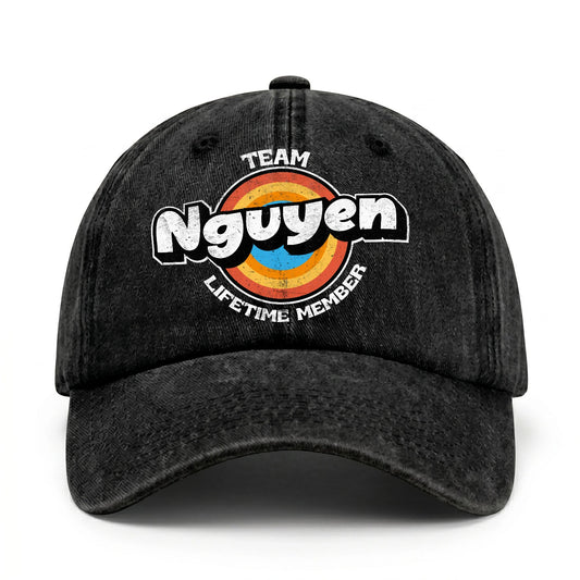 Team Your Name Lifetime Member Logo Cap NGUYEN 13K1 C66PF