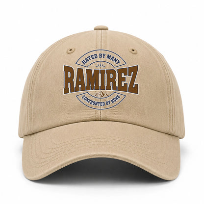 Hated By Many Confronted By None Washed Cap RAMIREZ 13K1 C36PF
