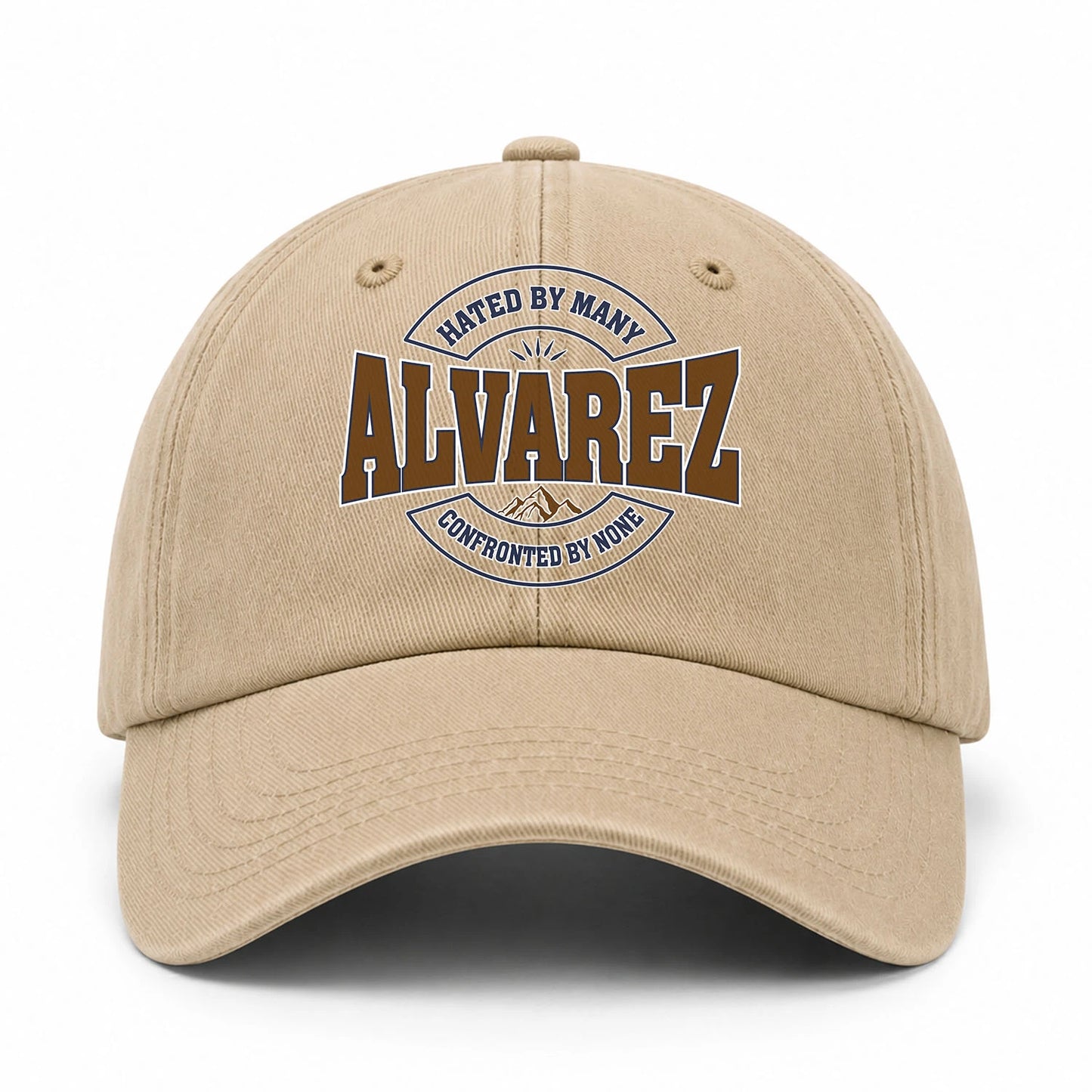 Hated By Many Confronted By None Washed Cap ALVAREZ 13K1 C36PF