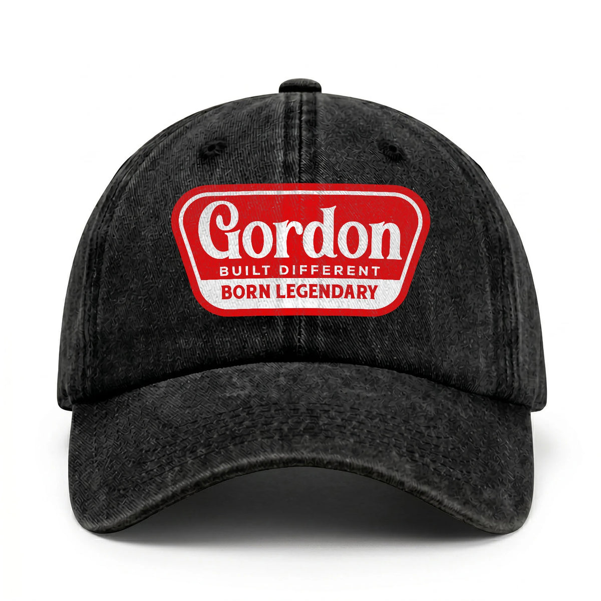 Built Different Born Legendary Red Logo Washed Cap GORDON 13K1 C63PF