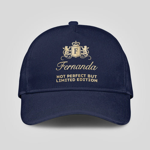 Not Perfect But Limited Edition Crest Logo Navy Cap FERNANDA 13K1 C160PF